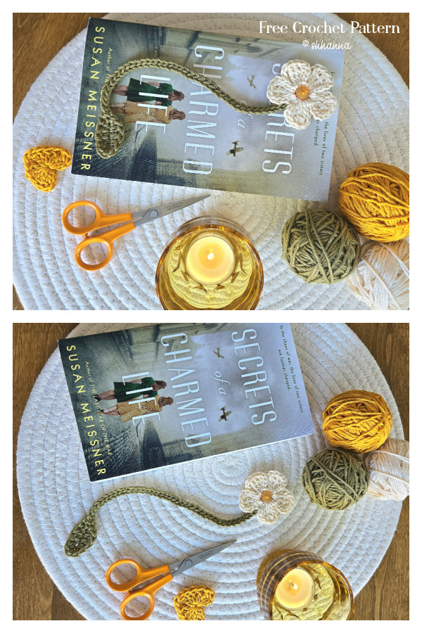 Dainty Daisy Bookmark Free Crochet Pattern