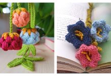 Flower Bookmark Free Crochet Patterns Flower Bookmark Free Crochet Patterns