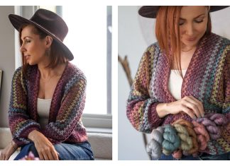 Granny Stitch Increscent Cardigan Free Crochet Pattern Granny Stitch Increscent Cardigan Free Crochet Pattern