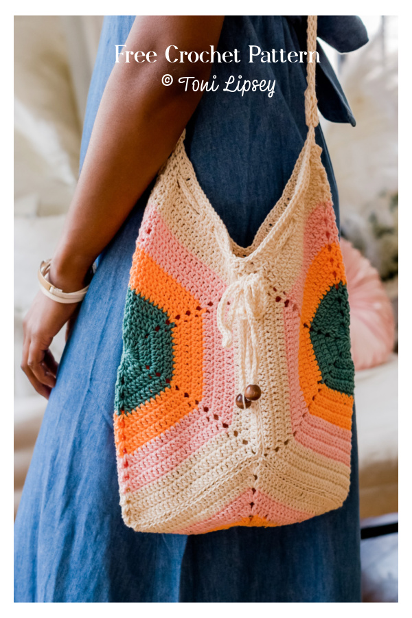Tobago Hexagon Bag FREE Crochet Pattern
