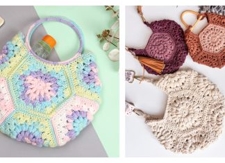 Hexagon Bag Crochet Patterns Hexagon Bag Crochet Patterns