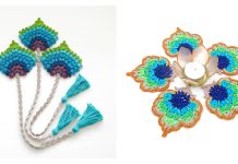 Peacock Feather Bookmark Crochet Patterns Peacock Feather Bookmark Crochet Patterns