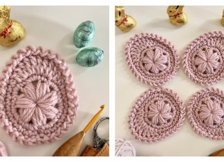 Puff Flower Easter Egg Free Crochet Pattern Puff Flower Easter Egg Free Crochet Pattern