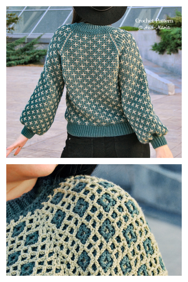 Reversible Scorpio Sweater Cowl Beanie Set Crochet Patterns