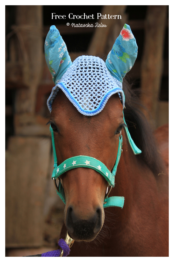 Fly Bonnet for Ponies Free Crochet Pattern