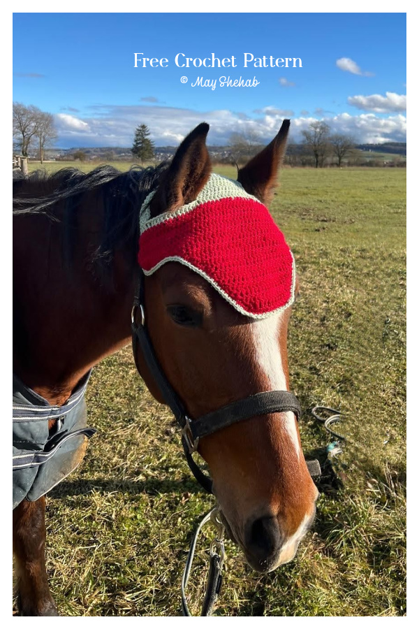 Simple Horse Bonnet Free Crochet Pattern