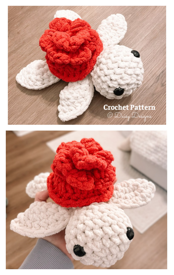 Crochet Rose the Turtle Amigurumi Pattern