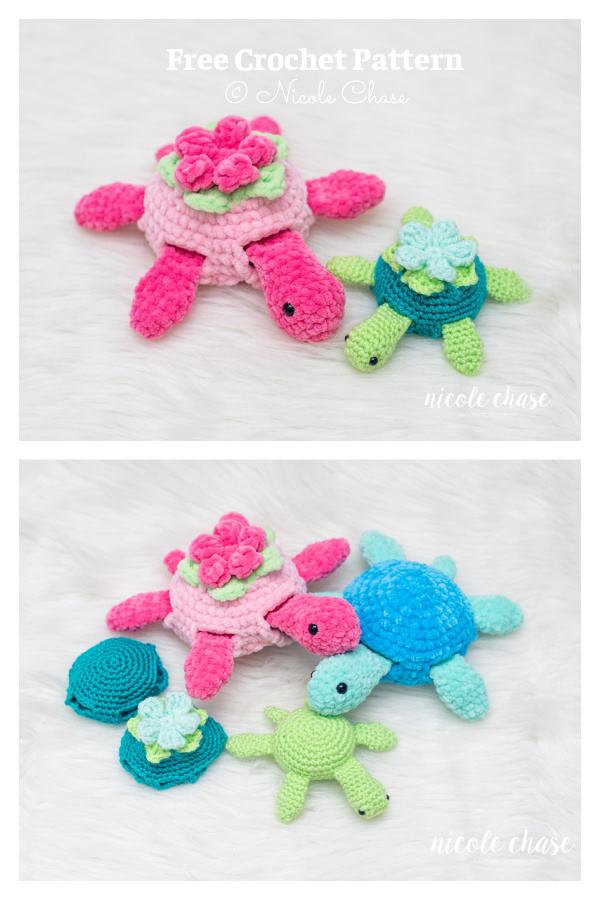 Crochet Nala the Turtle Amigurumi Free Pattern