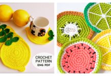 Fruit Coaster Free Crochet Patterns & Paid Fruit Coaster Free Crochet Patterns
