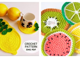 Fruit Coaster Free Crochet Patterns & Paid Fruit Coaster Free Crochet Patterns