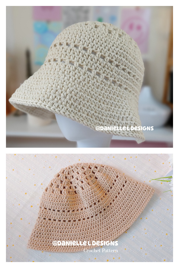 Quick Summer Bucket Hat Free Crochet Pattern