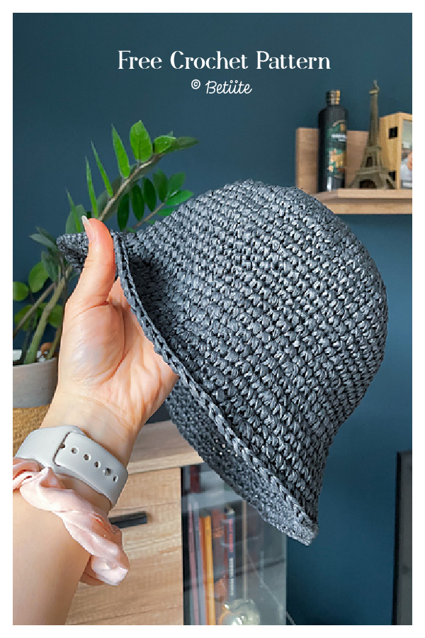 Quick Bucket Maratea Hat Free Crochet Pattern