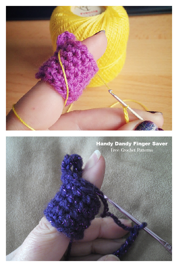 Nerdy Knitter's Handy Dandy Finger Saver Free Crochet Pattern