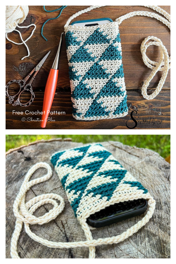 Phone Holder / Crossbody Bag FREE Crochet Pattern