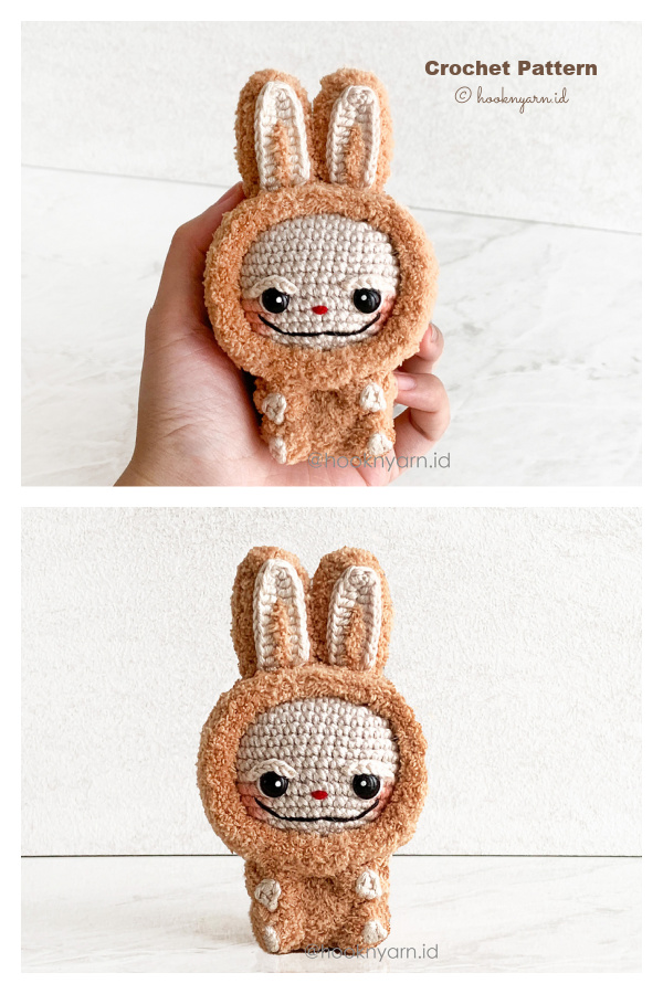 Crochet Baby Labubu Toy Amigurumi Pattern