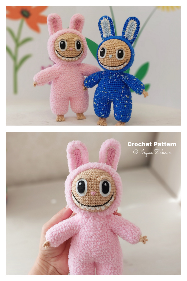 Crochet Labubu Toy Amigurumi Pattern