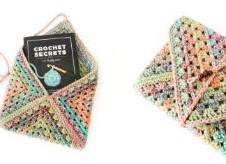 Granny Square Book Sleeve Free Crochet Pattern Granny Square Book Sleeve Free Crochet Pattern