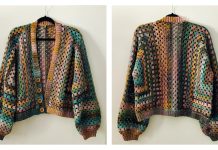 HexaGranny Cardigan Free Crochet Pattern HexaGranny Cardigan Free Crochet Pattern