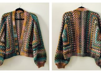HexaGranny Cardigan Free Crochet Pattern HexaGranny Cardigan Free Crochet Pattern