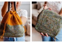 Square One Project Bag Free Crochet Pattern Square One Project Bag Free Crochet Pattern