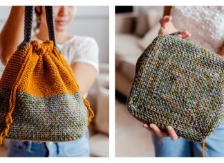 Square One Project Bag Free Crochet Pattern Square One Project Bag Free Crochet Pattern