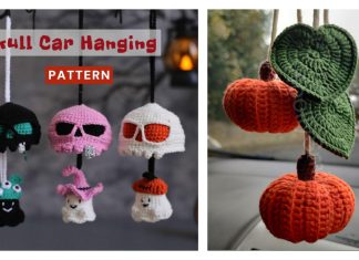 Halloween Car Charm Hanging Crochet Patterns