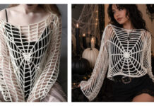 Halloween Spiderweb Mesh Top Crochet Patterns Halloween Spider Mesh Top Crochet Patterns