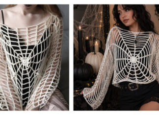 Halloween Spiderweb Mesh Top Crochet Patterns Halloween Spider Mesh Top Crochet Patterns