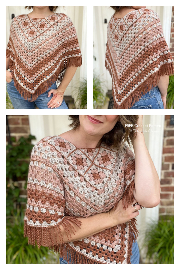 Franny Granny Poncho FREE Crochet Pattern