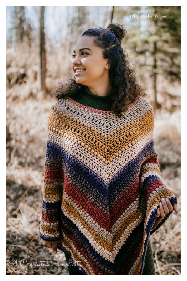 Wasilla Poncho FREE Crochet Pattern