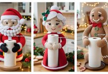 Christmas Towel Paper Roll Holder Free Crochet Patterns Christmas Kitchen Paper Towel Holder Free Crochet Patterns