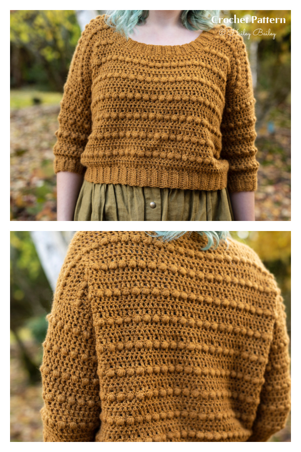 The Goldfinch Sweater Crochet Pattern
