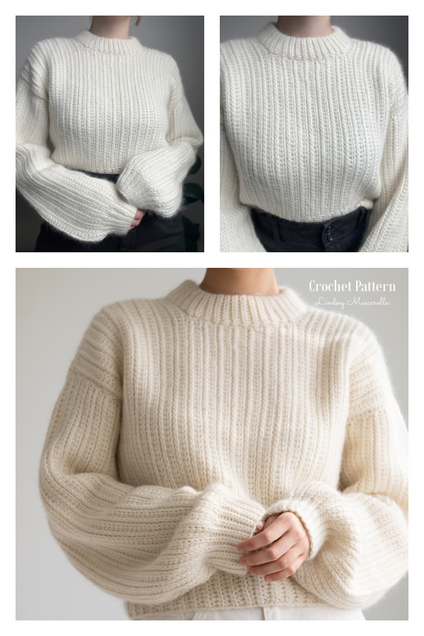 I'll Pencil You In Sweater Crochet Pattern I'll Pencil You In Sweater Crochet Pattern