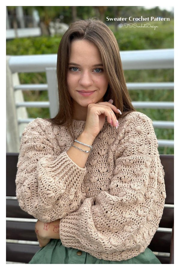 Puff Dream Sweater Crochet Patterns