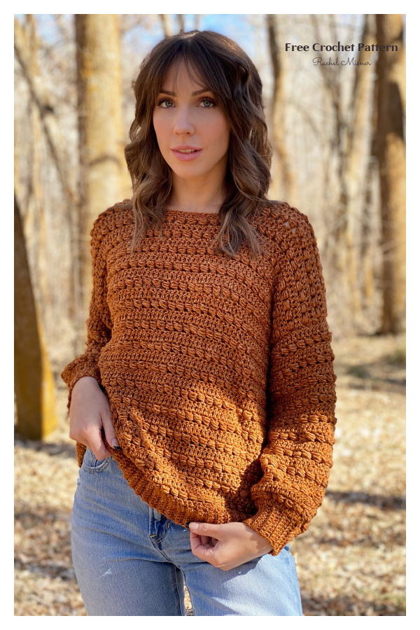 The Stony Shore Pullover Sweater FREE Crochet Pattern