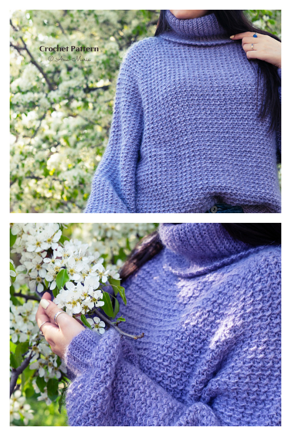 Dewdrop Sweater FREE Crochet Pattern