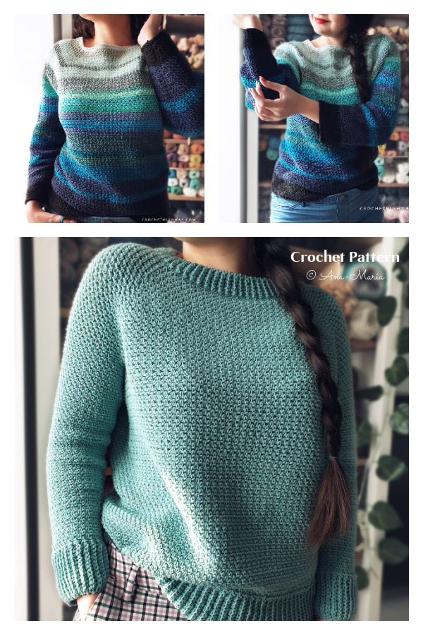 Don't Scrap That Raglan Sweater Crochet Pattern