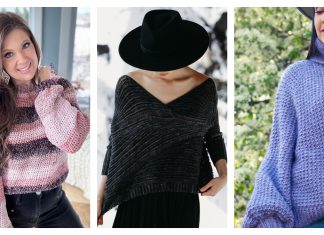 Easy Fall Sweater Pullover Crochet Patterns for Women Easy Fall Sweater Crochet Patterns for WOMEN
