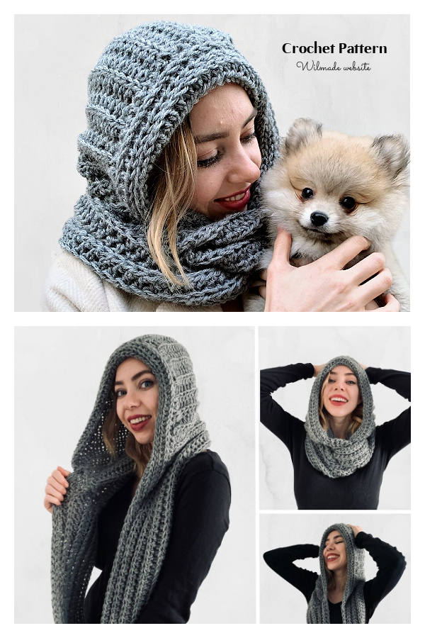 Hooded Alpa Scarf FREE Crochet Pattern