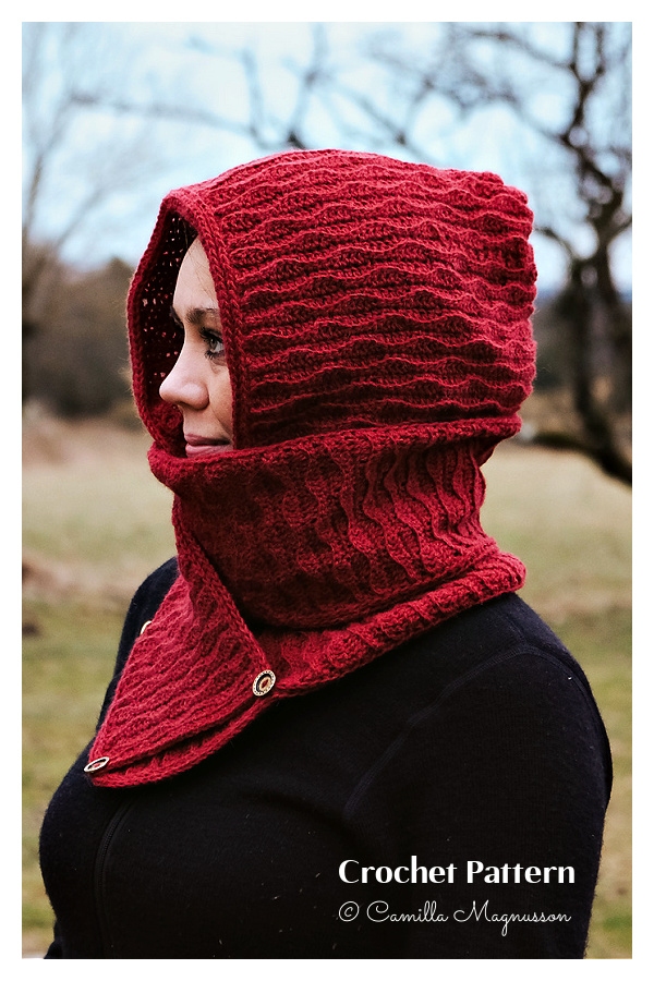 Leontine Hooded Scarf Crochet Pattern