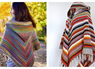 Hooded Shawl Crochet Patterns Hooded Shawl Crochet Patterns