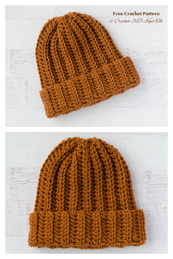 Ribbed Wonder Easy Hat FREE Crochet Pattern
