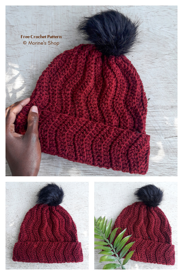 Twist to the Classic Beanie Hat FREE Crochet Pattern
