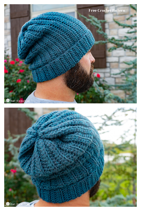 Basic Back Loop Beanie Hat FREE Crochet Pattern