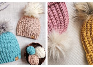 Ribbed Beanie Hat Crochet Patterns Ribbed Beanie Hat Crochet Patterns