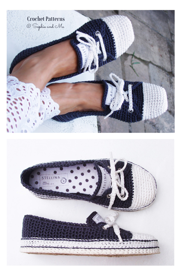 Adult Sneaker Classics Ballerina Version Crochet Pattern Adult Sneaker Classics Ballerina Version Crochet Pattern