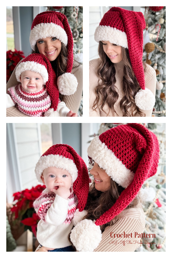 Bulky & Quick Santa Hat Crochet Pattern Bulky & Quick Santa Hat Crochet Pattern
