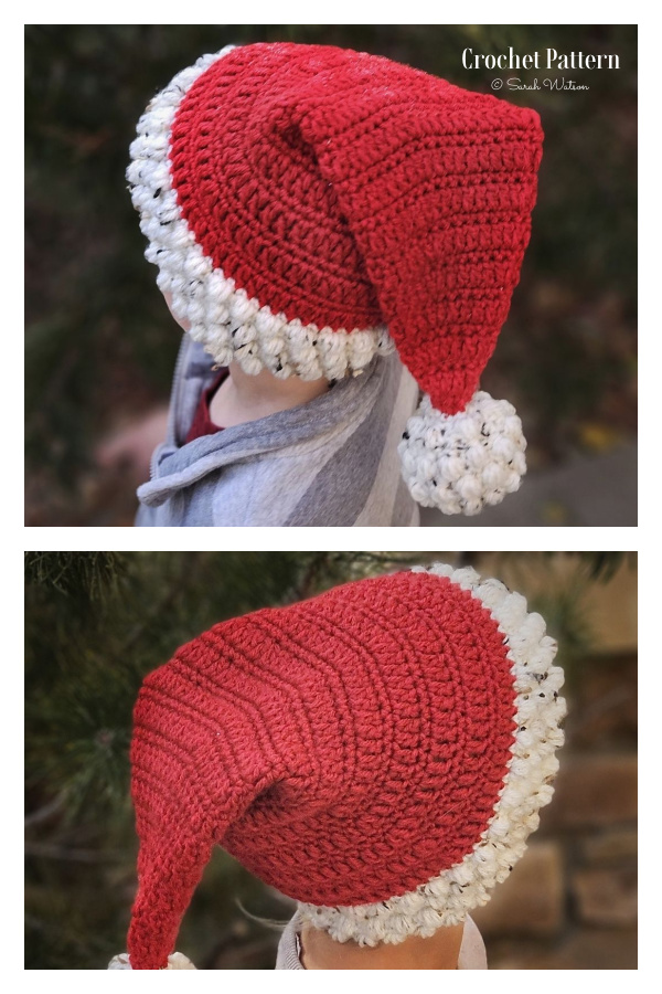 Bobble Santa Hat Crochet Pattern Bobble Santa Hat Crochet Pattern