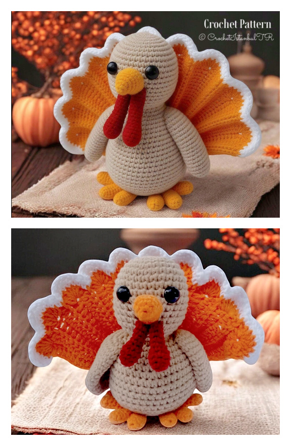 Crochet Turkey Amigurumi Pattern