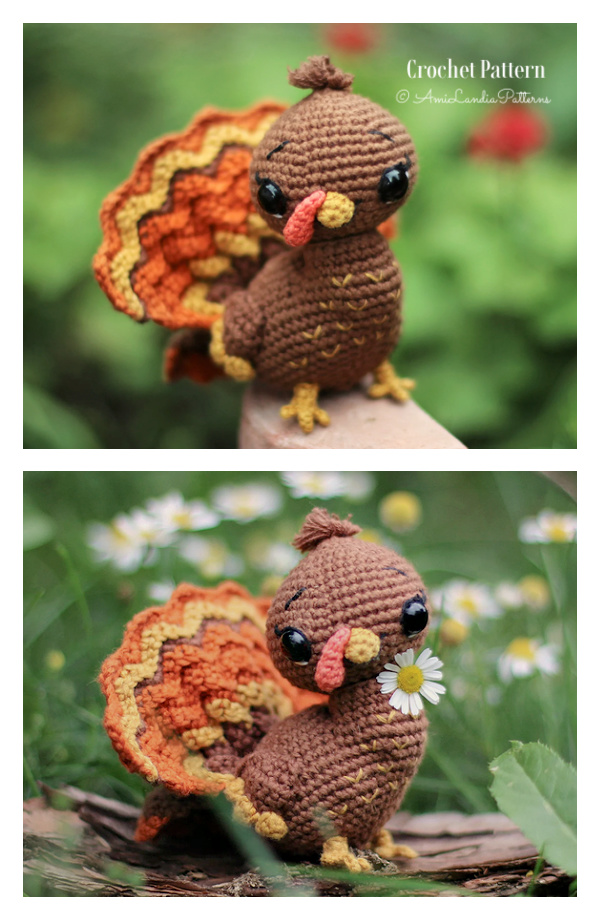 Crochet Turkey Amigurumi Pattern